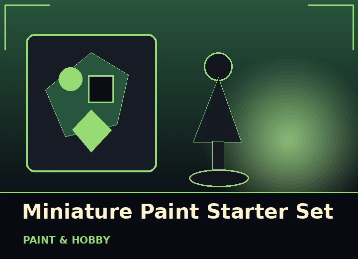 Original editorial artwork for Miniature Paint Starter Set