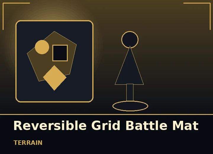Original editorial artwork for Reversible Grid Battle Mat