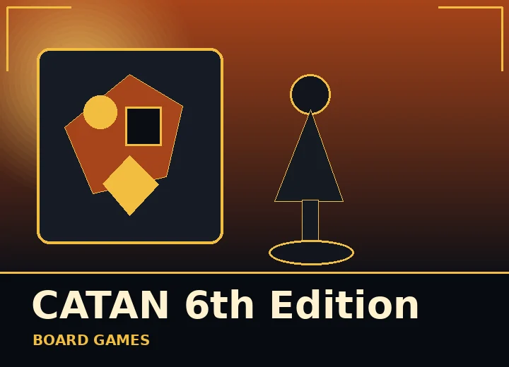 Original editorial artwork for CATAN 6th Edition