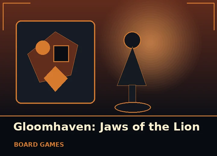 Original editorial artwork for Gloomhaven: Jaws of the Lion