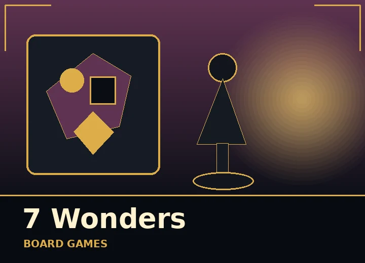 Original editorial artwork for 7 Wonders